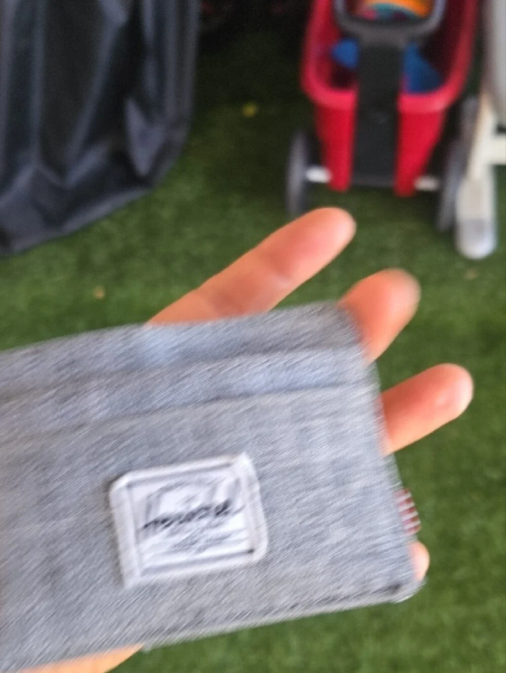 Herschel Supply Company Grey Textured Card Sleeve Wallet